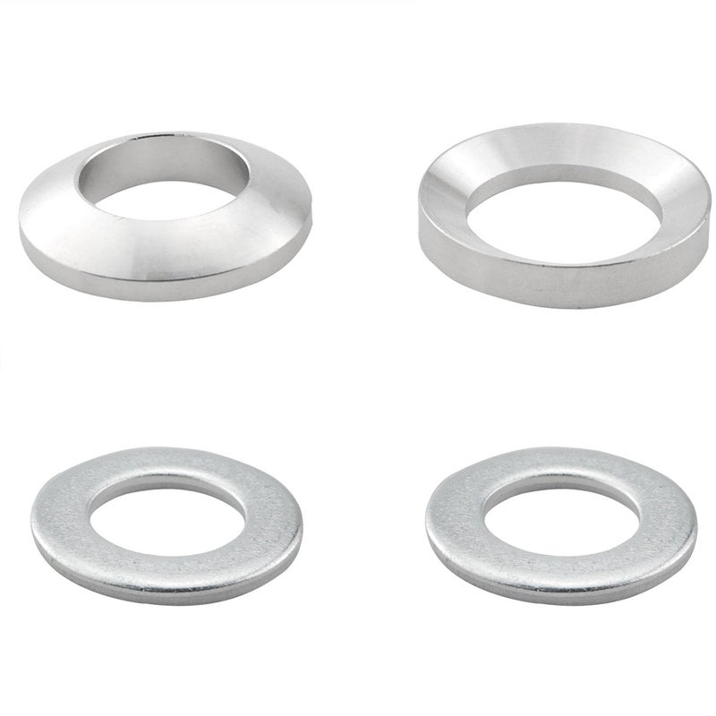 CHENJIN 1 Set Stainless Steel Self Aligning Spherical Washer Set Inner Diameter 5/8 x Outer Diameter 1-3/8 Concave Convex Washer Used for Molds Fixtures and Bench Grinders - Image 1